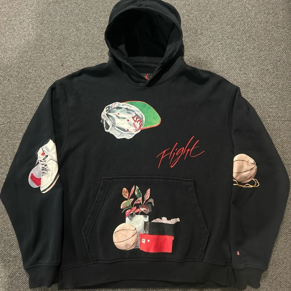 Rare Y2K Nike Air Jordan Flight Workd Tour Hoodie